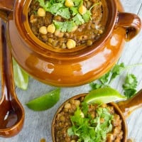 Moroccan Lentil Beans Soup