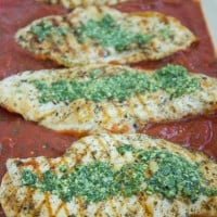 Skinny Griled Chicken Parmesan