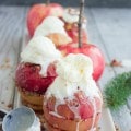 Baked Apples with Granola Crunch