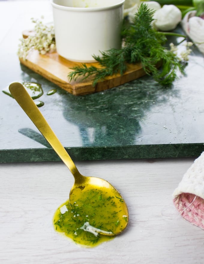 Dill Sauce- Best Dill Sauce for Salmon! • Two Purple Figs