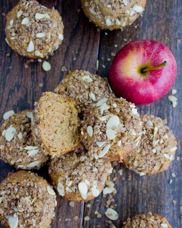 Whole Wheat Apple Muffins