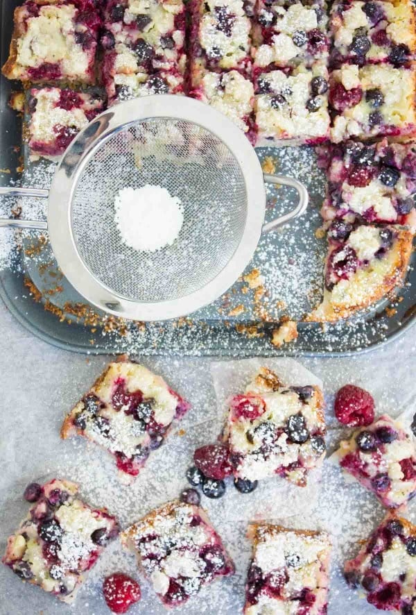 Berry Citrus Poppy Seed Bars