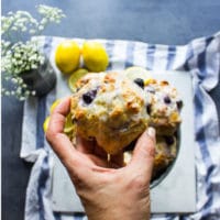 Long Pin for Easy Lemon Blueberry Drop Biscuits