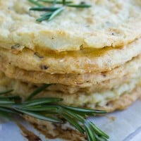 Mashed Potato Rosemary Crisps