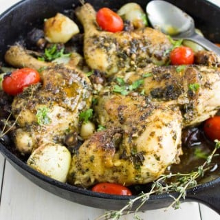 Easiest Garlic Herb Roast Chicken