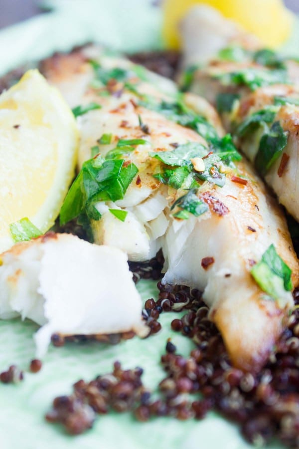 Quick Zesty Herb Tilapia