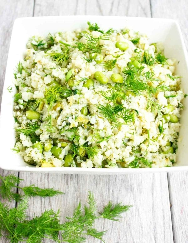 dill cauliflower rice