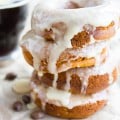 Espresso Glazed Pumpkin Spice Donuts