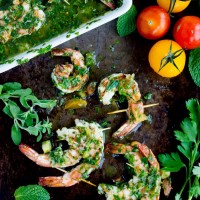 Grilled Shrimp Chimichurri