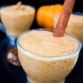 Instant Chia Pumpkin Pudding. A guilt free pumpkin goodness dream! Made in your blender in just a few seconds, gluten free, vegan, paleo and oh so good! www.twopurplefigs.com