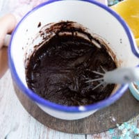 coconut brownie batter ready in a bowl