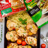 Cordon Bleu Grilled Chicken Dinner. Make Cordon Bleu easy, quick, grilled and packed with flavor! perfect for busy nights. www.twopurplefigs.com