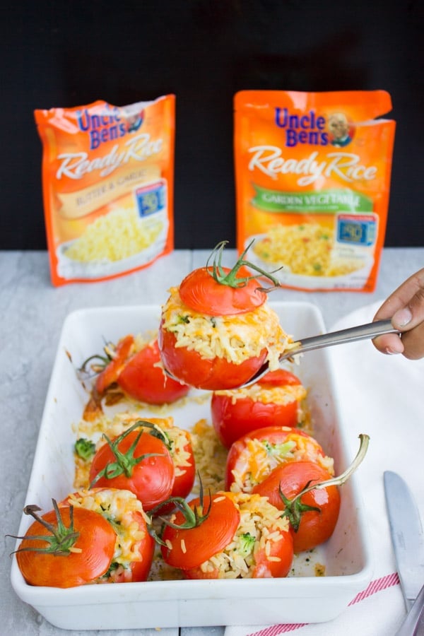broccoli rice casserole stuffed tomatoes