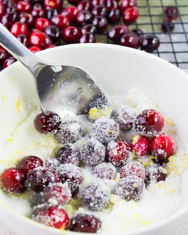 how to make frosted cranberries