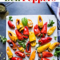 Long Pin for Mini Zesty Feta Stuffed Peppers