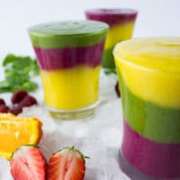 Rainbow Fruit Smoothie Recipes. The easiest Vegan insanely delicious smoothies you'll ever make!!