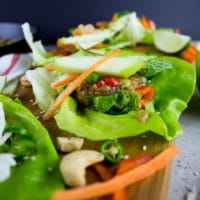 Thai Chicken Meatballs with Apple Peanut Sauce. The secret ingredient in the peanut sauce makes this recipe the BEST Thai chicken meatball ever! 30 mins start to finish recipe!
