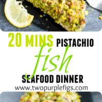 Pesto Pistachio Crusted Tilapia Fillets #healthy, #tilapia, #baked, #dinner, #lowcarb, #keto, #simple