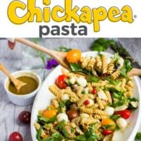 Warm Antipasto Platter with pasta - Pin