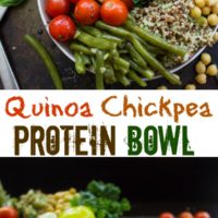 Quinoa Chickpea Protein Bowls