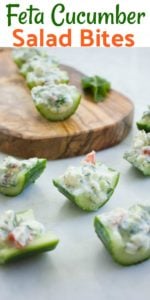 Best Feta Cucumber Salad Bites | These feta cream-stuffed cucumber bites make for the best healthy low carb appetizer or snack for parties | www.twopurplefigs.com| #healthy, #lunches, #keto, #lowcarb, #appetizer, #cleaneating, #simple 