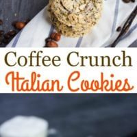 Coffee Crunch Italian Cookies