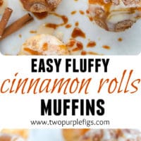 Cinnamon Rolls Muffins - Pin