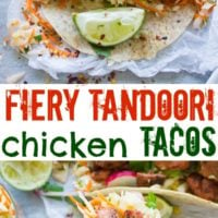 Tandoori Chicken Tacos with Cilantro Corn Slaw - Pin