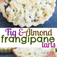 Fig Almond Frangipane Tart - pin