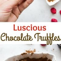 Luscious Chocolate Truffles - Pin