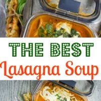 The best lasagna soup - pin