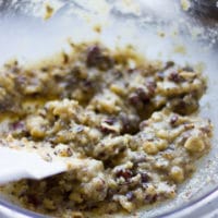 Cookie batter for the thick coffee cookies