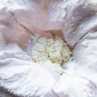 the labneh cheese ready in a pillow and dried out perfectly