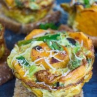 Long Pin for Kale Veggie Mini Frittata