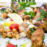 Long Pin for Grilled Chicken Breast Skewers
