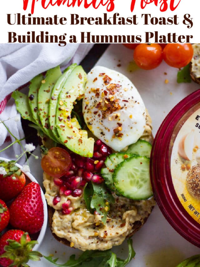Avocado Toast and Hummus Platter