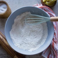 Flour mixure ready and all whisked in a large bowl ready for the fish fry