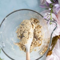 oatmeal cookies batter ready