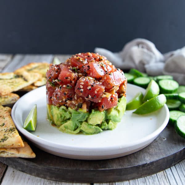Tuna Tartare • Easy Tuna Recipe & Video • Two Purple Figs
