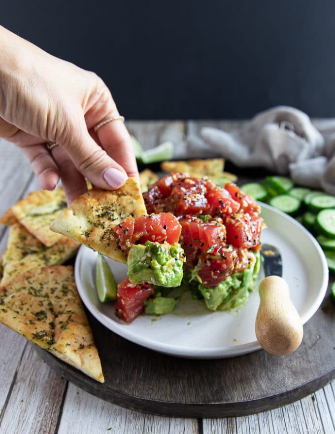 Tuna Tartare • Easy Tuna Recipe & Video • Two Purple Figs