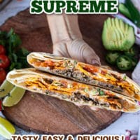 Crunchwrap Supreme • Step By Step & Video • Two Purple Figs