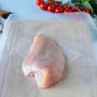 one piece of boneless skinless chicken breast