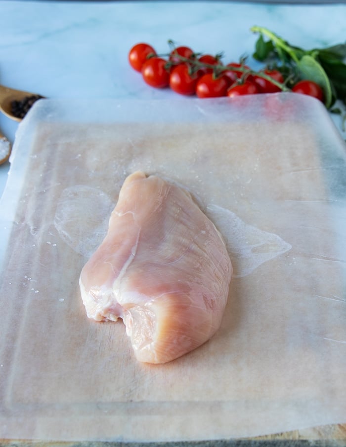 one piece of boneless skinless chicken breast