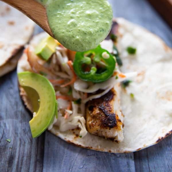 Mahi Mahi Tacos • Best Fish Tacos Video • Two Purple Figs