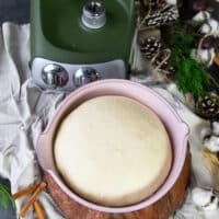 A perfectly risen dough that's about triple in size in the same bowl