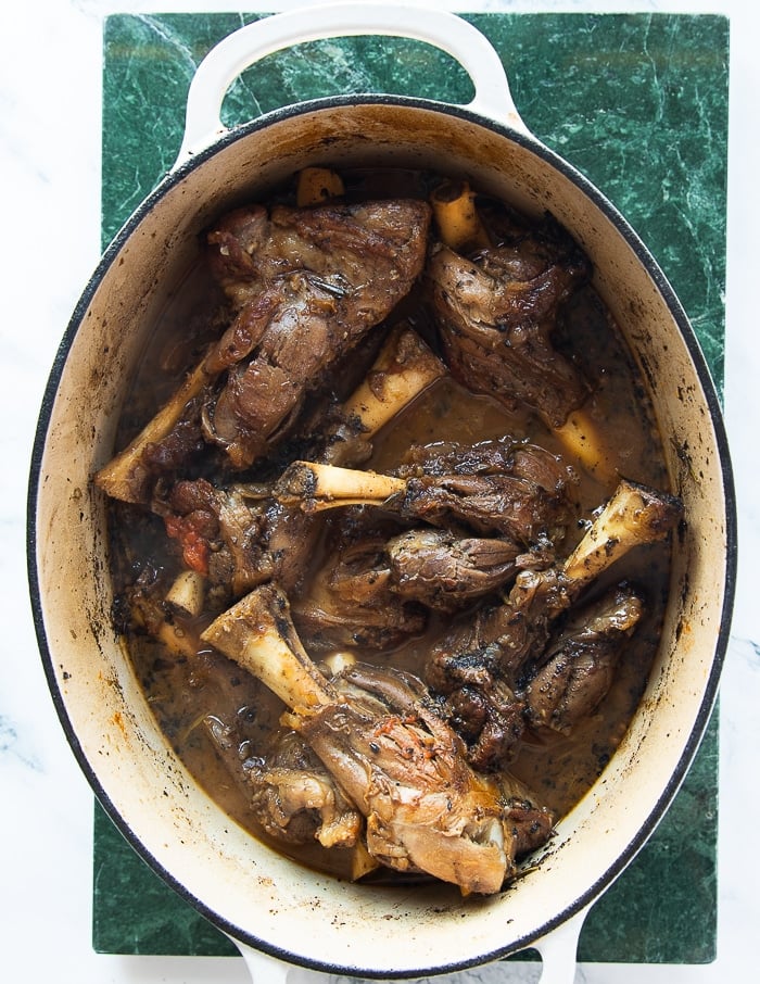 Braised Lamb Shanks • How Prepare dinner Lamb {Video} • Two Purple Figs