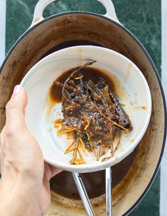 Braised Lamb Shanks • How Cook Lamb Video • Two Purple Figs