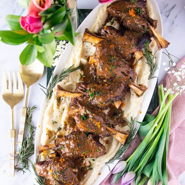 Braised Lamb Shanks • How Cook Lamb {Video} • Two Purple Figs