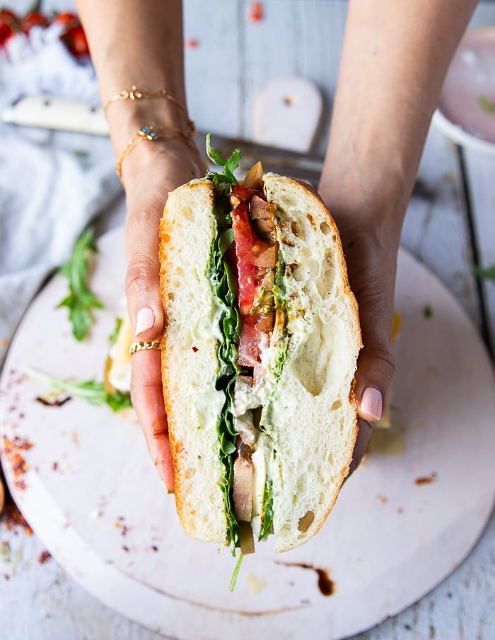 Caprese Sandwich • Two Purple Figs