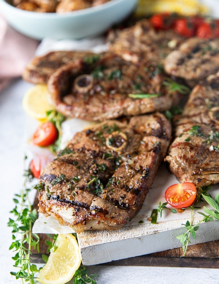 Lamb Steaks • Two Purple Figs